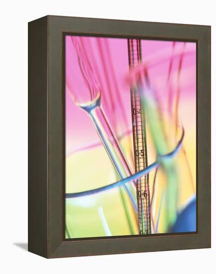 Laboratory Glassware-Tek Image-Framed Premier Image Canvas