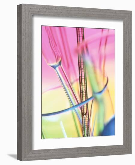 Laboratory Glassware-Tek Image-Framed Photographic Print