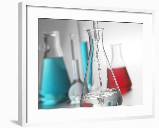 Laboratory Glassware-Tek Image-Framed Photographic Print