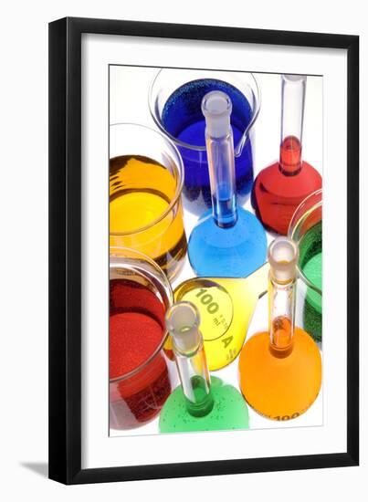 Laboratory Glassware-Paul Rapson-Framed Photographic Print