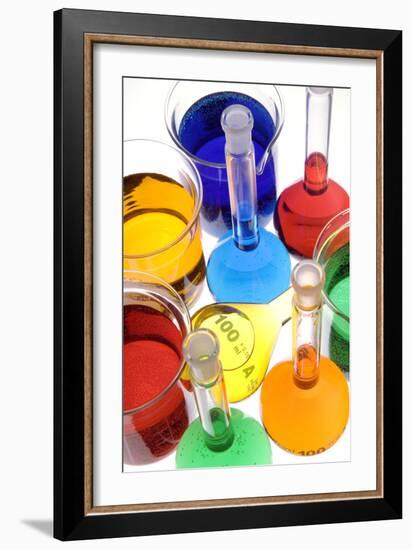 Laboratory Glassware-Paul Rapson-Framed Photographic Print
