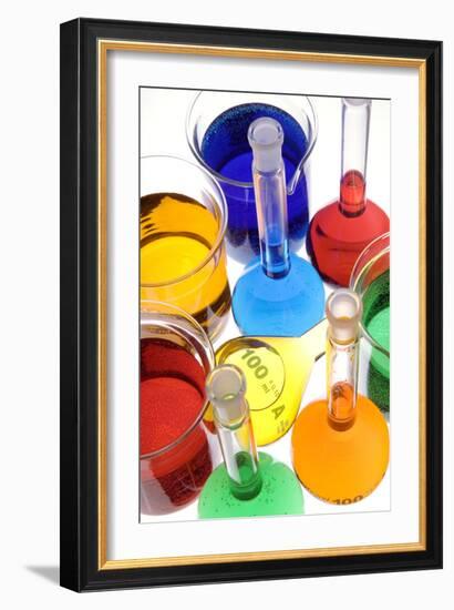 Laboratory Glassware-Paul Rapson-Framed Photographic Print