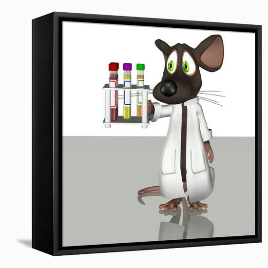 Laboratory Mouse, Conceptual Artwork-Friedrich Saurer-Framed Premier Image Canvas