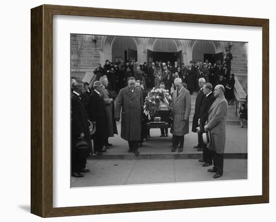 Labour leaders at the funeral of 'Mother' Jones in Washington, 1930-Harris & Ewing-Framed Photographic Print