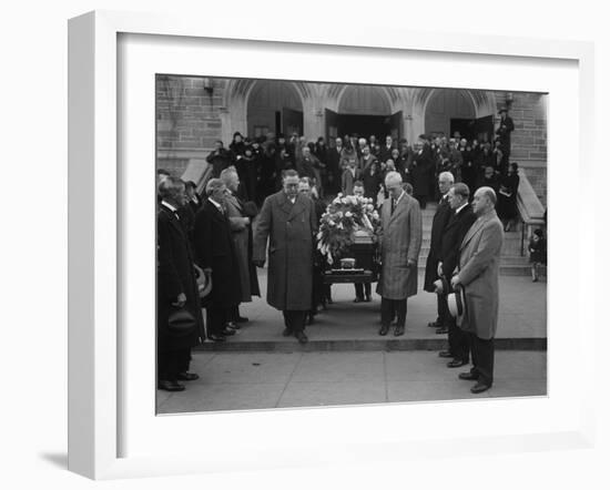 Labour leaders at the funeral of 'Mother' Jones in Washington, 1930-Harris & Ewing-Framed Photographic Print