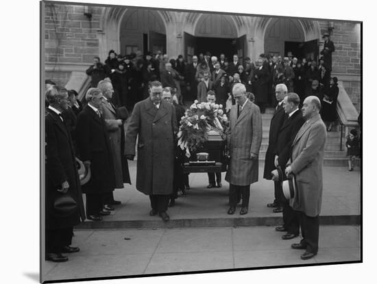 Labour leaders at the funeral of 'Mother' Jones in Washington, 1930-Harris & Ewing-Mounted Photographic Print