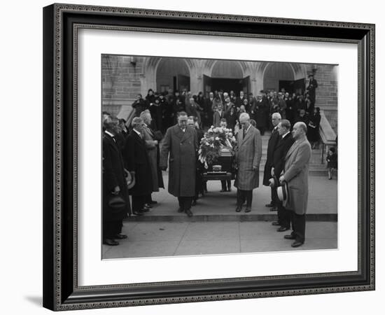 Labour leaders at the funeral of 'Mother' Jones in Washington, 1930-Harris & Ewing-Framed Photographic Print