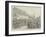 Labour Riots in Hungary, Outside the Townhall at Bekes Csaba-Johann Nepomuk Schonberg-Framed Giclee Print