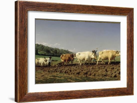 Labourage nivernais : le sombrage-Rosa Bonheur-Framed Giclee Print