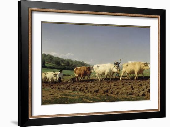 Labourage nivernais : le sombrage-Rosa Bonheur-Framed Giclee Print