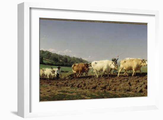 Labourage nivernais : le sombrage-Rosa Bonheur-Framed Giclee Print