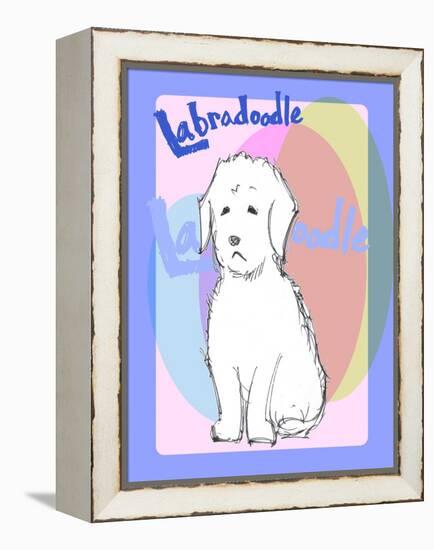 Labradoodle 1-Cathy Cute-Framed Premier Image Canvas