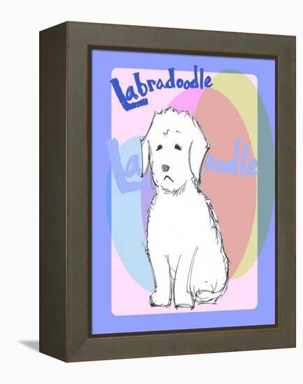 Labradoodle 1-Cathy Cute-Framed Premier Image Canvas