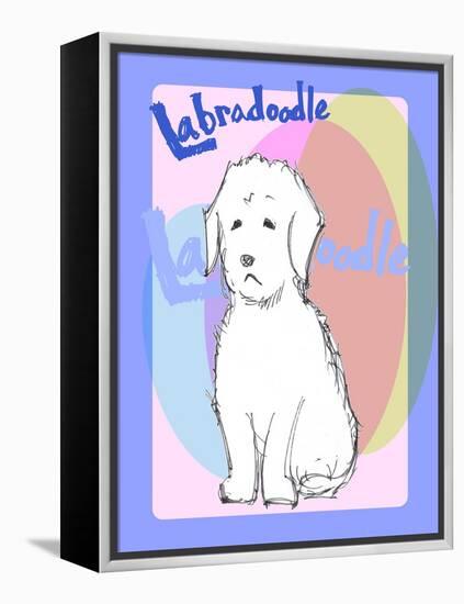 Labradoodle 1-Cathy Cute-Framed Premier Image Canvas