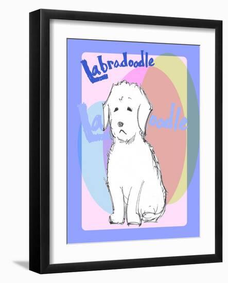 Labradoodle 1-Cathy Cute-Framed Giclee Print