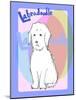 Labradoodle 1-Cathy Cute-Mounted Giclee Print