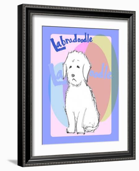 Labradoodle 1-Cathy Cute-Framed Giclee Print