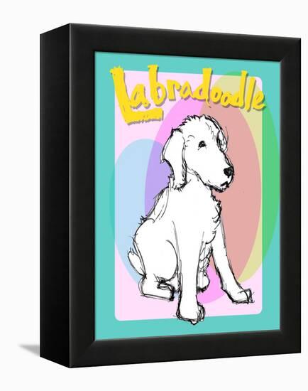 Labradoodle 2-Cathy Cute-Framed Premier Image Canvas