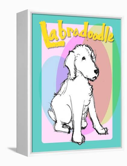 Labradoodle 2-Cathy Cute-Framed Premier Image Canvas