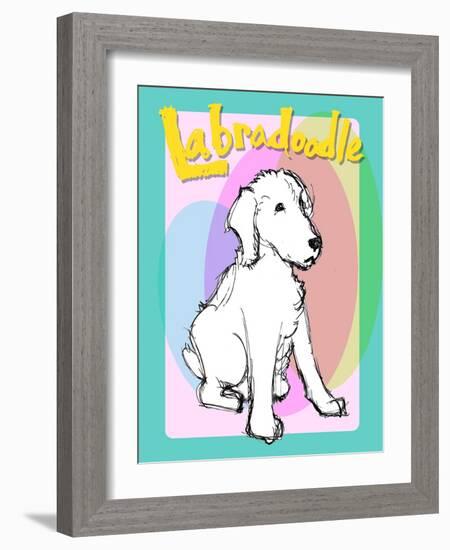 Labradoodle 2-Cathy Cute-Framed Giclee Print