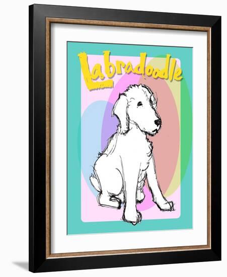 Labradoodle 2-Cathy Cute-Framed Giclee Print