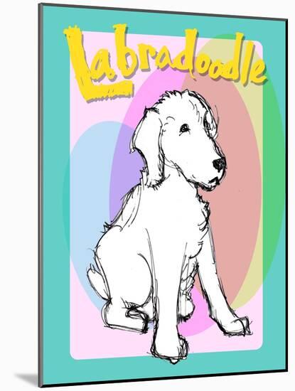 Labradoodle 2-Cathy Cute-Mounted Giclee Print