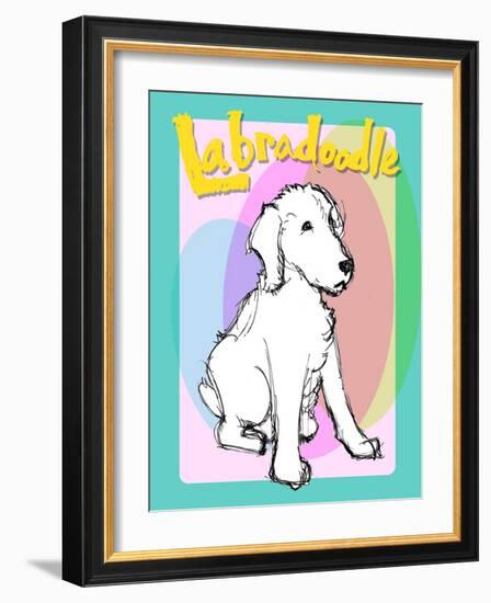 Labradoodle 2-Cathy Cute-Framed Giclee Print