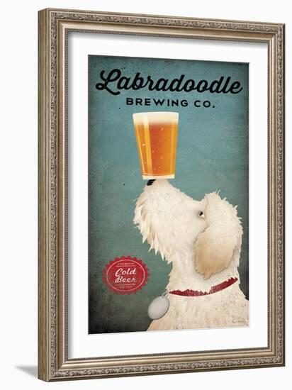 Labradoodle Brewing-Ryan Fowler-Framed Art Print