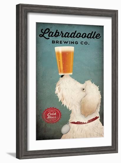 Labradoodle Brewing-Ryan Fowler-Framed Art Print