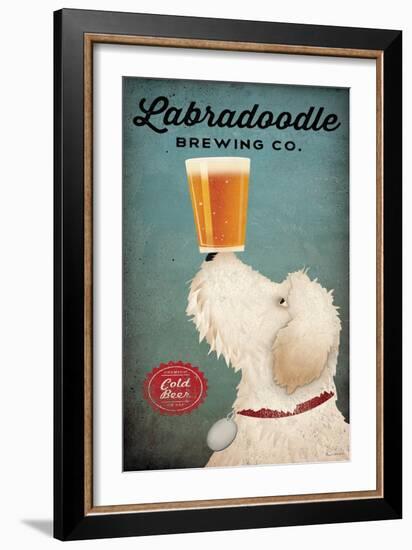 Labradoodle Brewing-Ryan Fowler-Framed Art Print