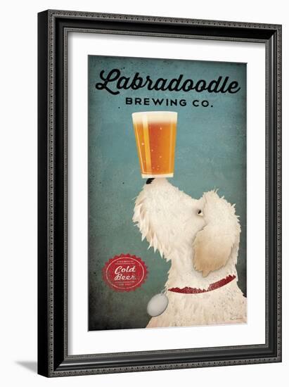 Labradoodle Brewing-Ryan Fowler-Framed Art Print