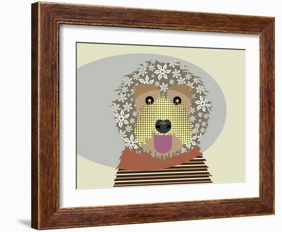 Labradoodle-Lanre Adefioye-Framed Giclee Print