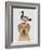 Labrador and Duck-Fab Funky-Framed Art Print