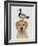 Labrador and Duck-Fab Funky-Framed Art Print