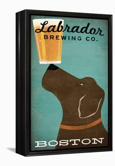 Labrador Brewing Co Boston-Ryan Fowler-Framed Stretched Canvas