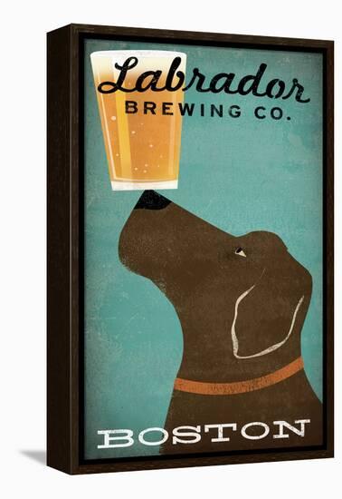 Labrador Brewing Co Boston-Ryan Fowler-Framed Stretched Canvas