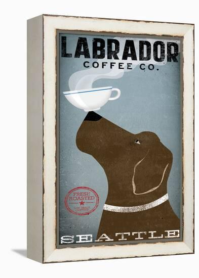 Labrador Coffee Co Seattle-Ryan Fowler-Framed Stretched Canvas