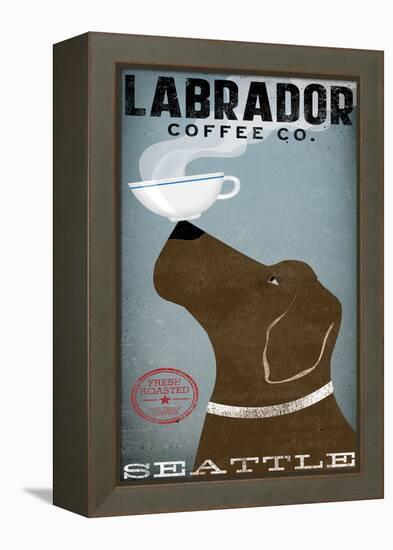 Labrador Coffee Co Seattle-Ryan Fowler-Framed Stretched Canvas