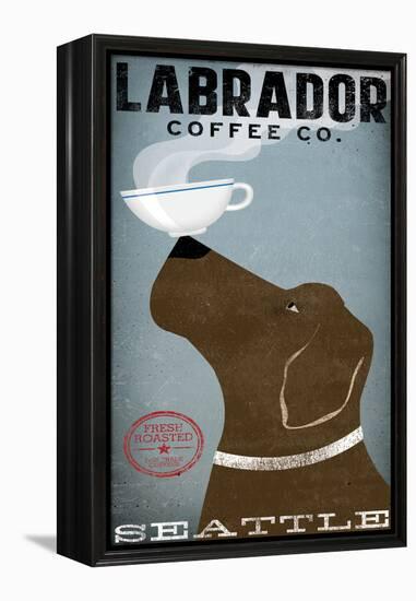 Labrador Coffee Co Seattle-Ryan Fowler-Framed Stretched Canvas