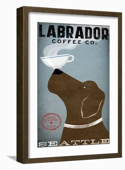 Labrador Coffee Co Seattle-Ryan Fowler-Framed Art Print