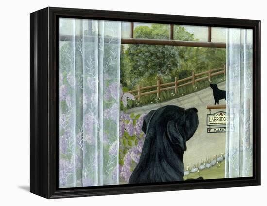 Labrador Inn-Tina Nichols-Framed Premier Image Canvas