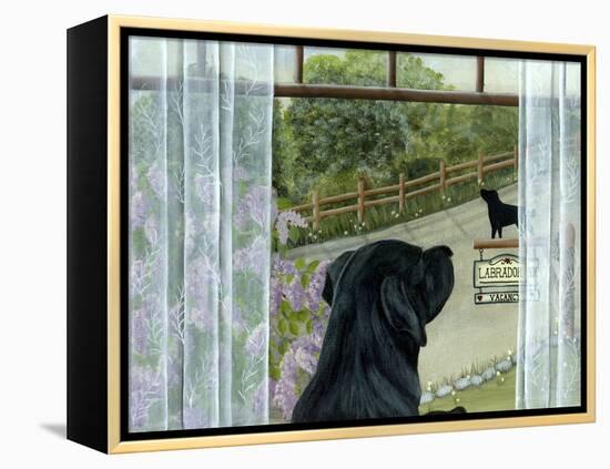 Labrador Inn-Tina Nichols-Framed Premier Image Canvas