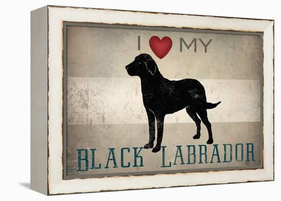 Labrador Love I-Ryan Fowler-Framed Stretched Canvas