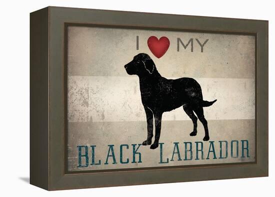 Labrador Love I-Ryan Fowler-Framed Stretched Canvas