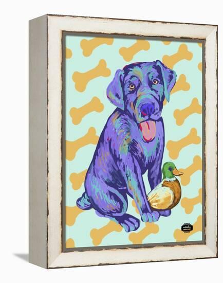 Labrador Pop-Natasha Wescoat-Framed Premier Image Canvas