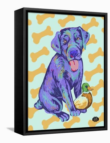 Labrador Pop-Natasha Wescoat-Framed Premier Image Canvas