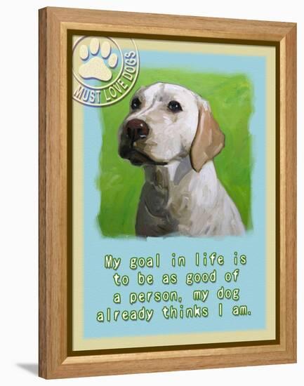 Labrador Retriever 1-Cathy Cute-Framed Premier Image Canvas