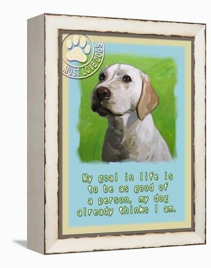 Labrador Retriever 1-Cathy Cute-Framed Premier Image Canvas