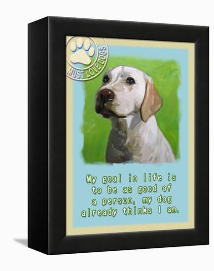 Labrador Retriever 1-Cathy Cute-Framed Premier Image Canvas