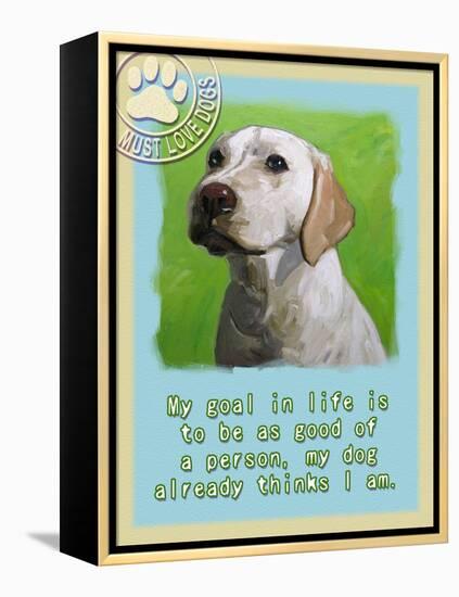 Labrador Retriever 1-Cathy Cute-Framed Premier Image Canvas